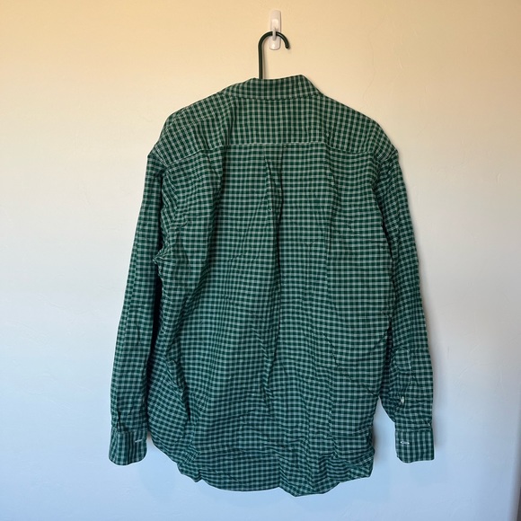 Brooks Brothers green 346 shirt large button down - Picture 4 of 4